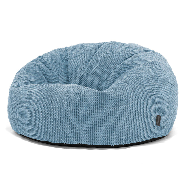 Pouf Divano, Sacco - Pompon Cielo 01