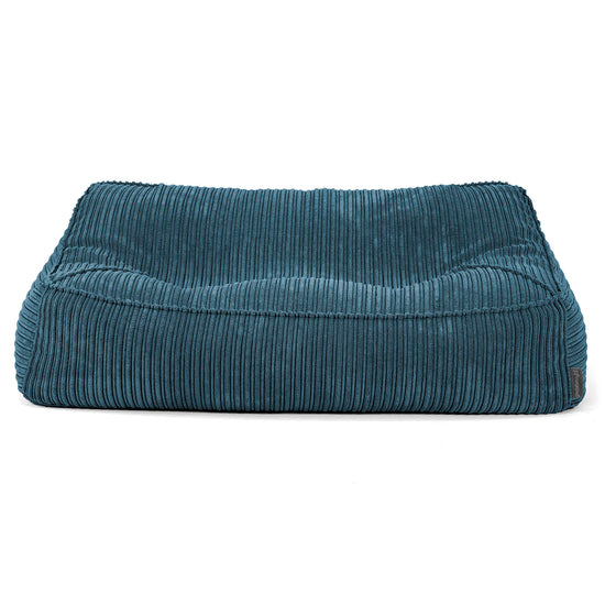Pouf Divano Sloucher - Velluto a Coste Navy 01