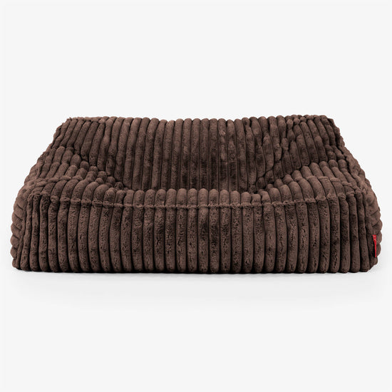 Pouf Divano Sloucher - Velluto Felpato Ultra Morbido Zibellino2