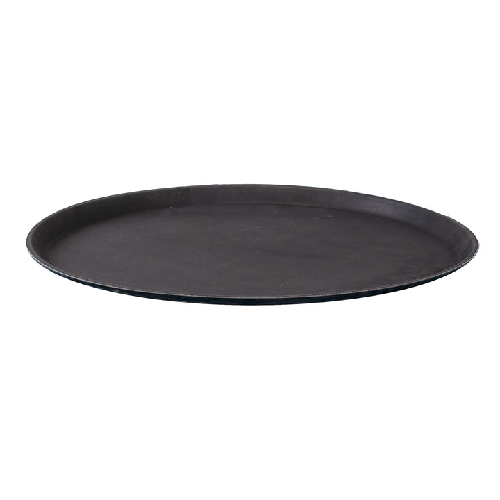 Pouf Ottoman con Vassoio - Pompon Carbone Grigio - 03