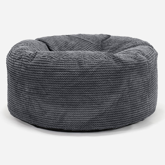 Pouf Rotondo - Pompon Nero 01