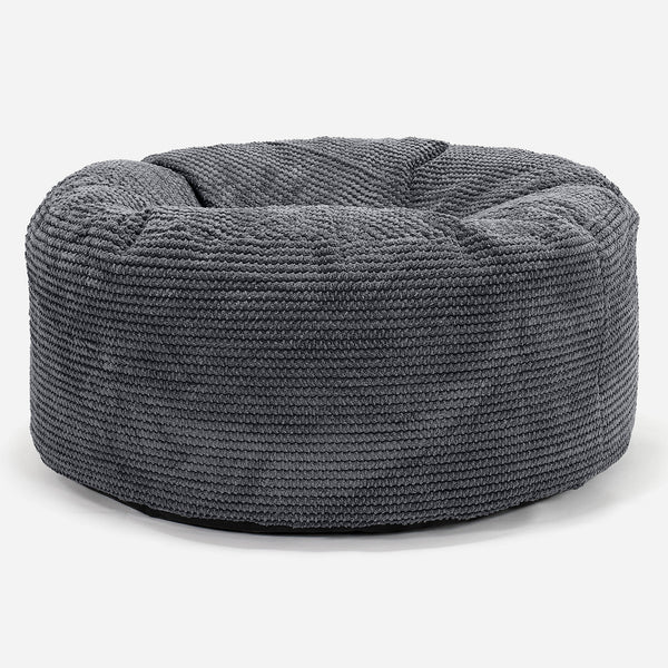 Pouf Rotondo - Pompon Nero 01