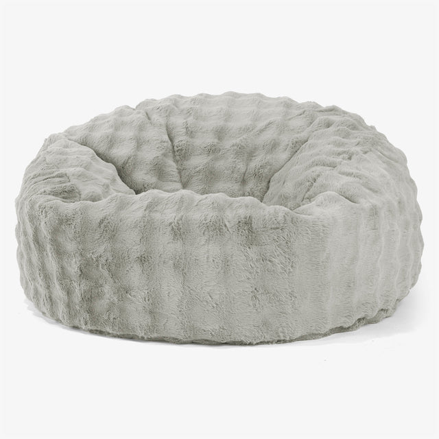 Pouf Sacco Gigante 'Mammut' - Pelliccia Sintetica a Bolle Verde Salvia 01