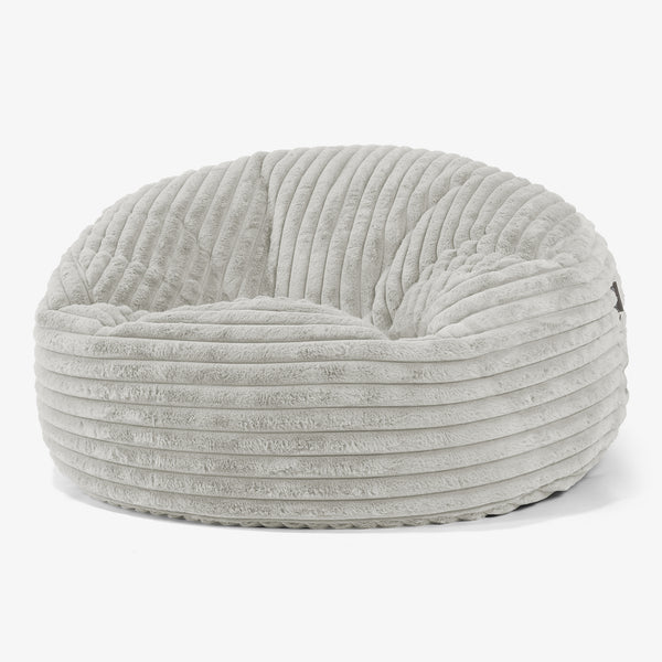 Pouf Sacco Gigante 'Mammut' - Velluto Felpato Ultra Morbido Verde Salvia 01
