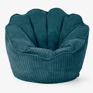 Sedia Pouf Sacco Natalia Sacco - Velluto a Coste Tiglio