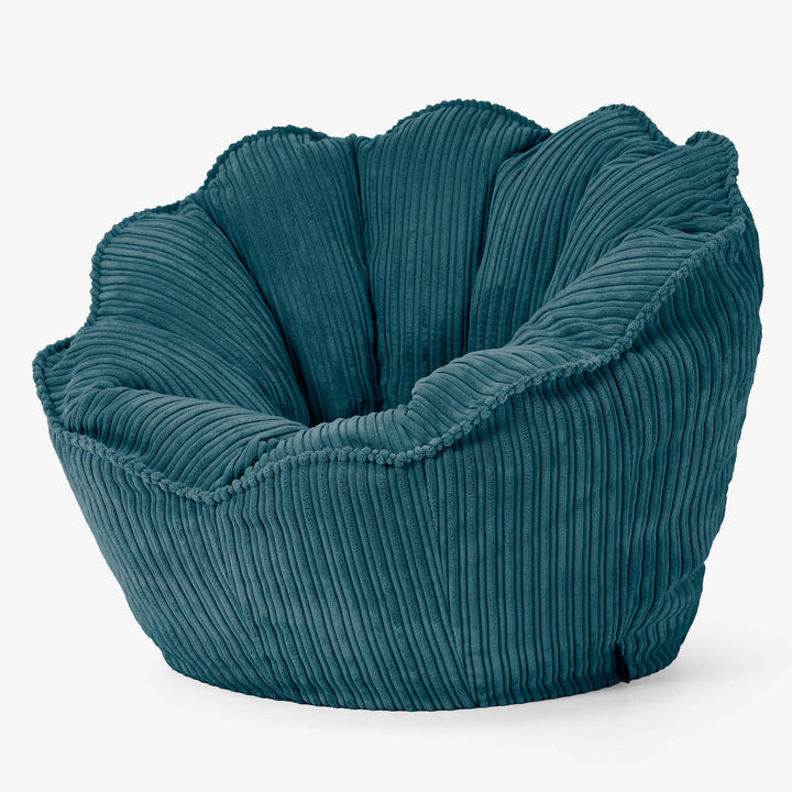 Sedia Pouf Sacco Natalia Sacco - Velluto a Coste Tiglio 02