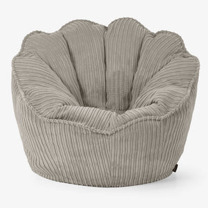 Sedia Pouf Sacco Natalia Sacco - Velluto a Coste Visone