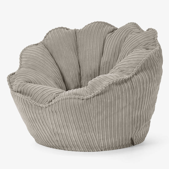 Sedia Pouf Sacco Natalia Sacco - Velluto a Coste Visone 02