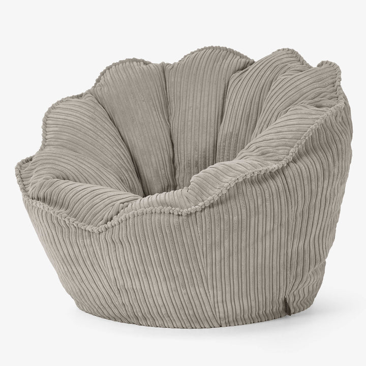 Sedia Pouf Sacco Natalia Sacco - Velluto a Coste Visone 02