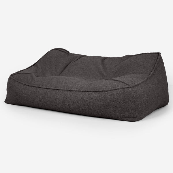 Pouf Divano Sloucher Copertura di Ricambio - Bouclé 01