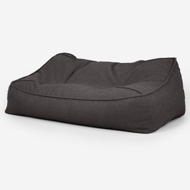 Pouf Divano Sloucher Copertura di Ricambio - Bouclé 01