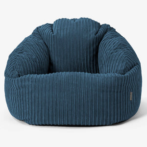 Poltrona a Sacco Bubble - Velluto a Coste Navy