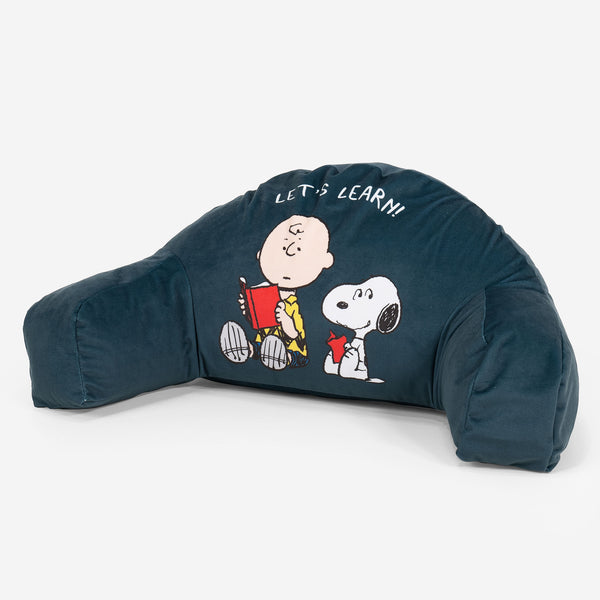 Snoopy Cuscino da Lettura per Bambini con Sostegno Posteriore Alto - Let's Learn 01