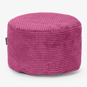 Poggiapiedi Rotondo Piccolo - Pompon Rosa