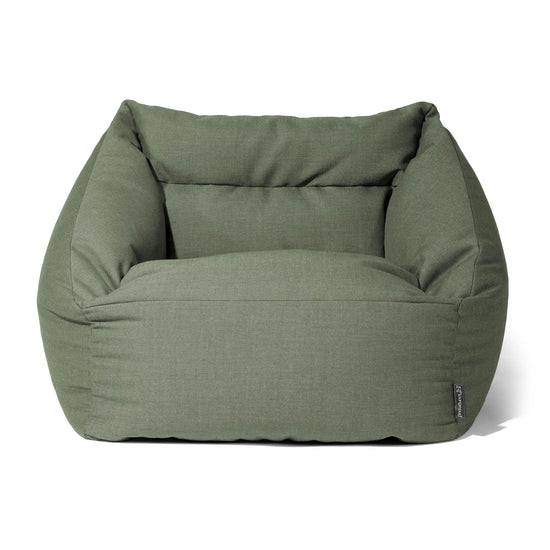 Poltrona Pouf Sacco Maya - Sunbrella Oliva 02