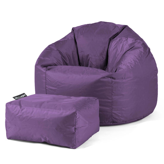 Poltrona Sacco 'Classico' - SmartCanvas™ Viola 02