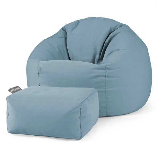 Poltrona Sacco 'Classico' SoleiStorm™ Ultra 2000 h+ - Olefina Bebè Blu 02