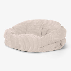 Pouf Divano Sabine - Velluto a Coste Avorio