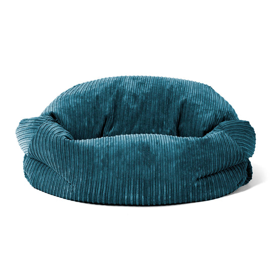 Pouf Divano Sabine - Velluto a Coste Tiglio 02