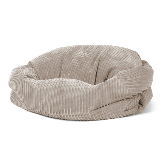 Pouf Divano Sabine - Velluto a Coste Visone 01