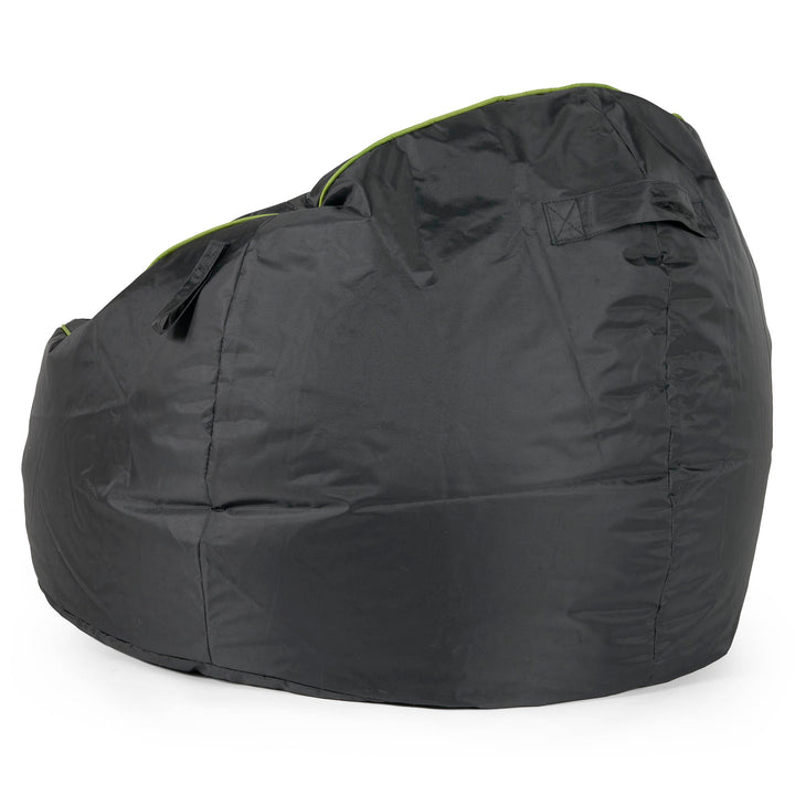 Pouf Gamer Egg - Nero / Verde 03