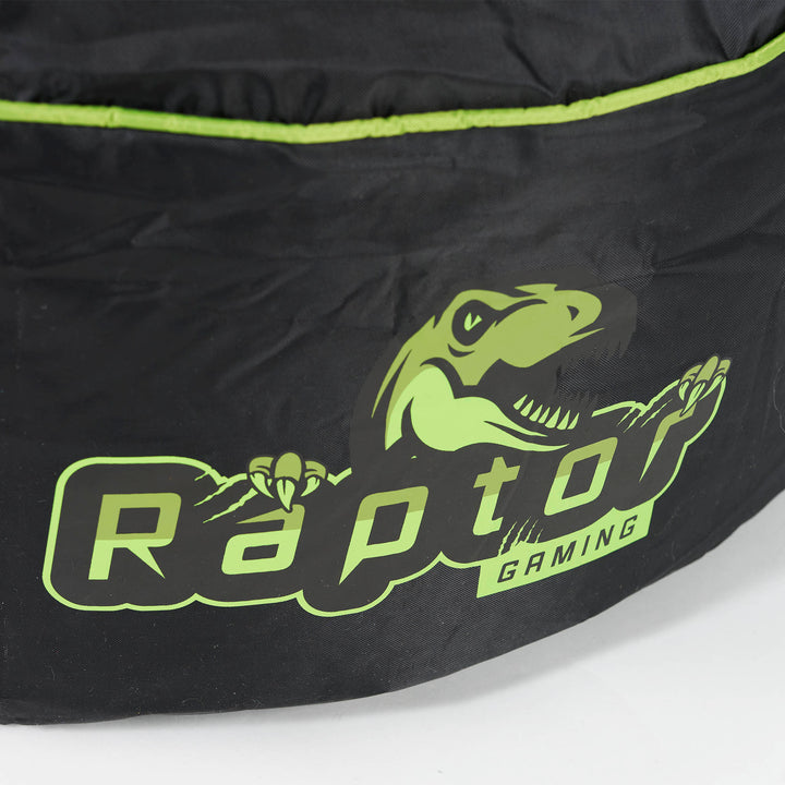Pouf Gamer Egg - Nero / Verde 08