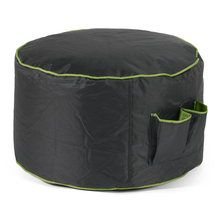Pouf Gaming Stile Sedile Auto - Nero / Verde 05