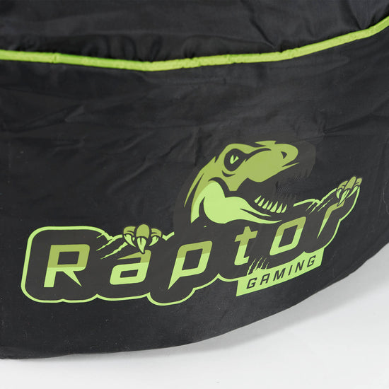 Pouf Gaming Stile Sedile Auto - Nero / Verde 08