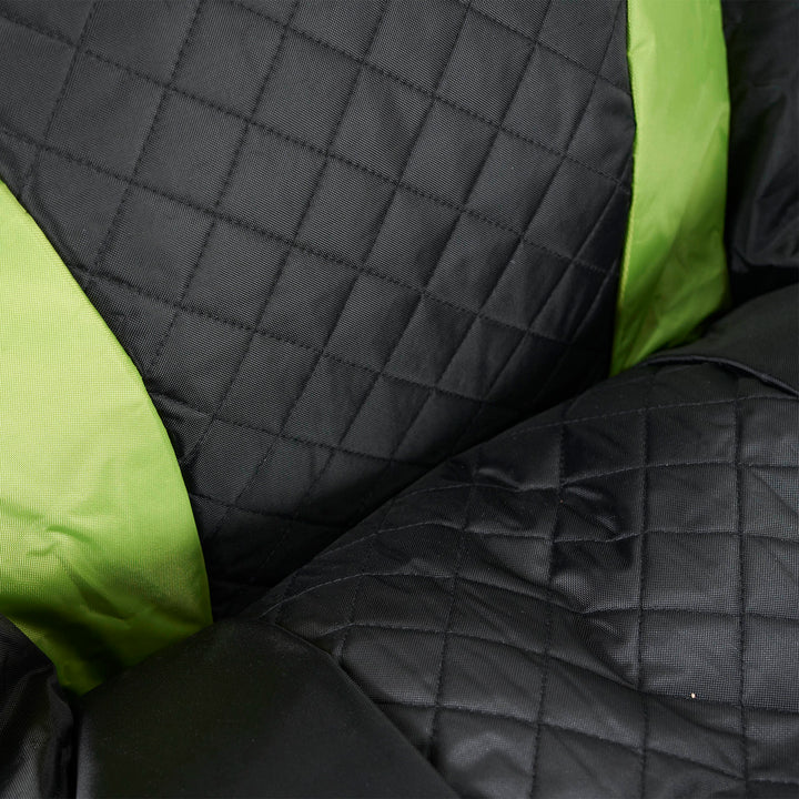 Pouf Gaming Trapuntato - Nero / Verde 05