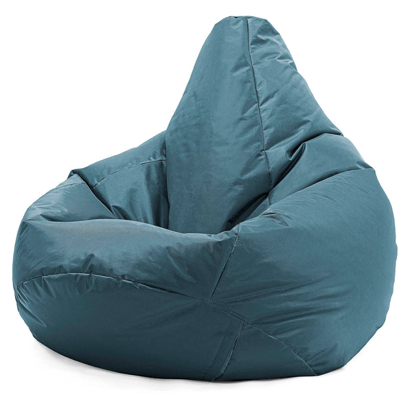 Pouf Poltrona Sacco 'Gioco' - SmartCanvas™ Blu petrolio 02