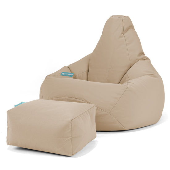 Pouf Poltrona Sacco 'Gioco' SoleiStorm™ Ultra 2000 h+ - Olefina Beige 01