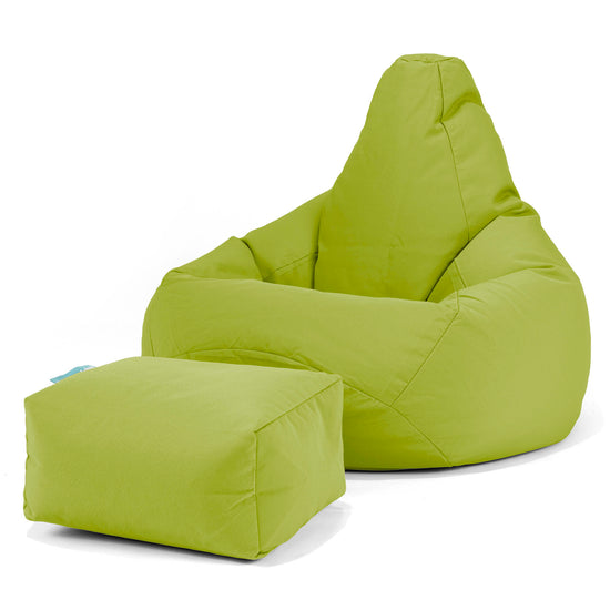Pouf Poltrona Sacco 'Gioco' SoleiStorm™ Ultra 2000 h+ - Olefina Lime 01