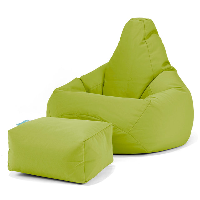 Pouf Poltrona Sacco 'Gioco' SoleiStorm™ Ultra 2000 h+ - Olefina Lime 01