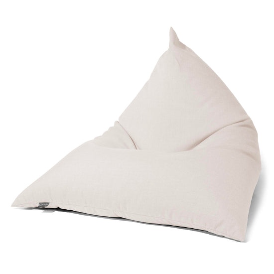 Pouf Poltrona Sacco Relax, Sedia Esterno - Sunbrella Avorio 01