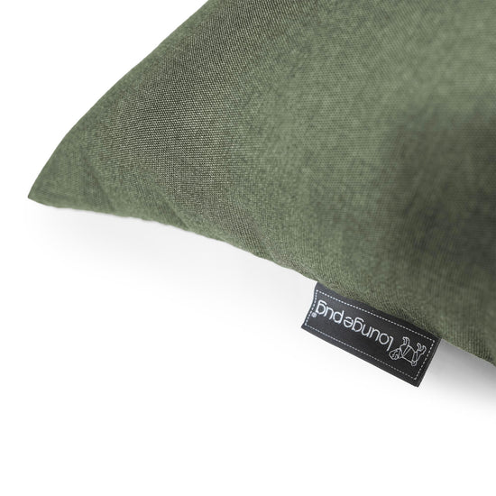 Pouf Poltrona Sacco Relax, Sedia Esterno - Sunbrella Oliva 02