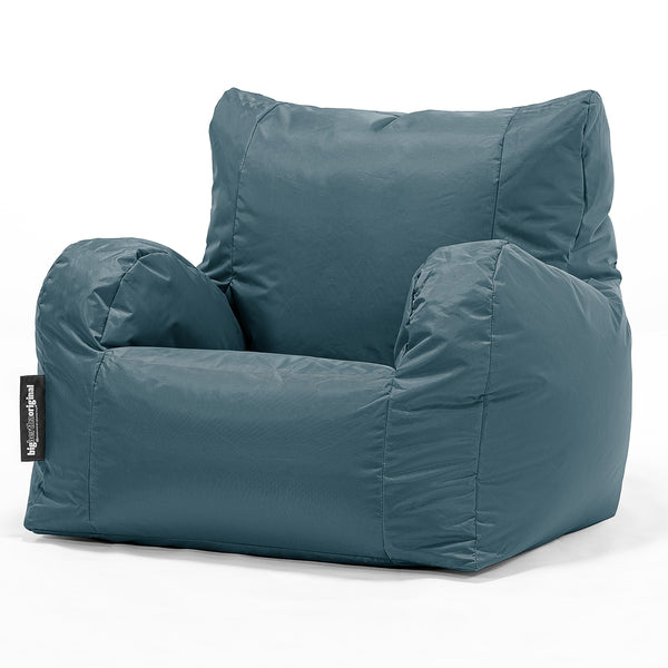 Pouf Poltrona Sacco - SmartCanvas™ Blu petrolio 01