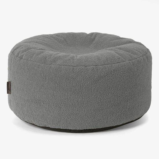 Pouf Rotondo - Bouclé Grigio 01