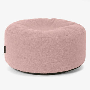 Pouf Rotondo - Bouclé Rosa