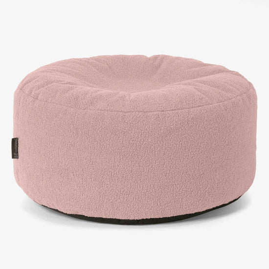 Pouf Rotondo - Bouclé Rosa 01