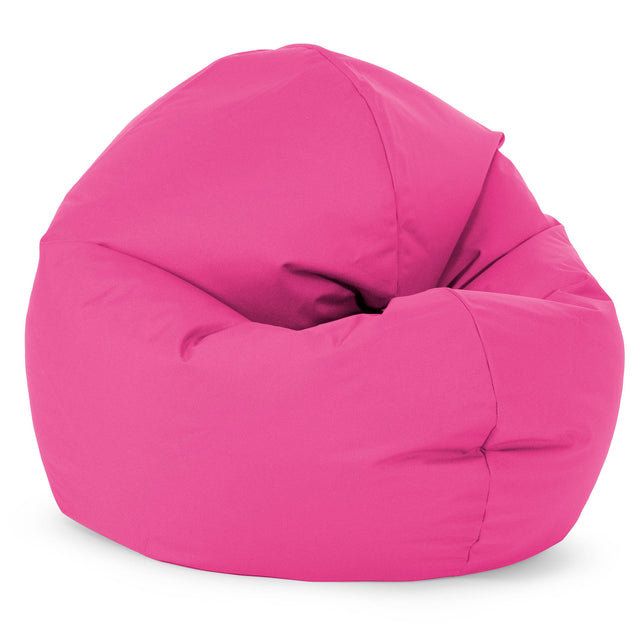 Sedia Pouf Sacco Flexforma Junior per Bambini e Adolescenti 2 a 14 anni - Facile da Pulire per Esterni Rosa 01