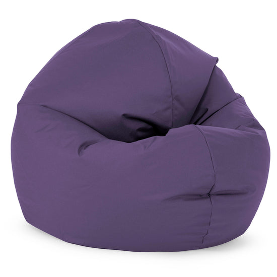 Sedia Pouf Sacco Flexforma Junior per Bambini e Adolescenti 2 a 14 anni - Facile da Pulire per Esterni Viola 01