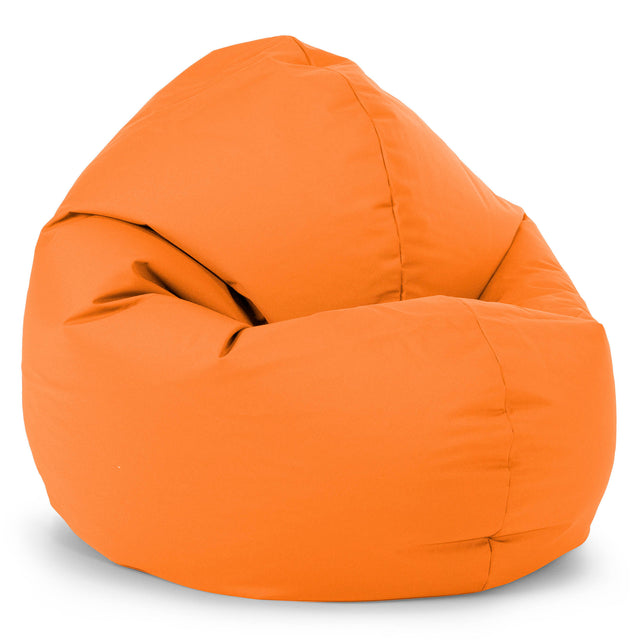 Sedia Pouf Sacco per Adulti Flexforma - Facile da Pulire per Esterni Arancione 01