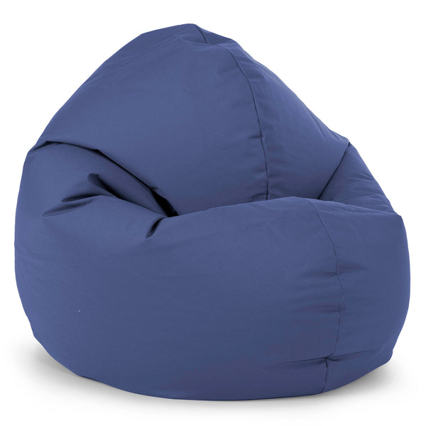 Sedia Pouf Sacco per Adulti Flexforma - Facile da Pulire per Esterni Navy 01