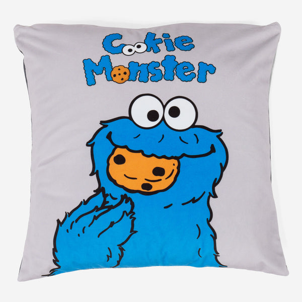 Fodera per Cuscino 47 x 47cm - Cookie Monster Grigio 01