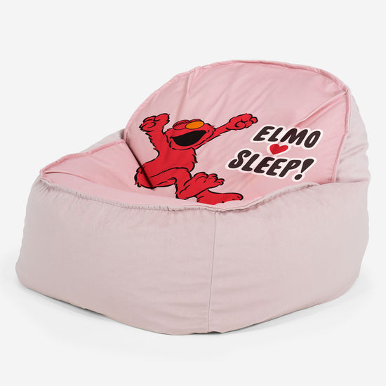Poltrona Pouf Sacco Sloucher per Bambini 2 a 6 anni - Elmo Sleep 01