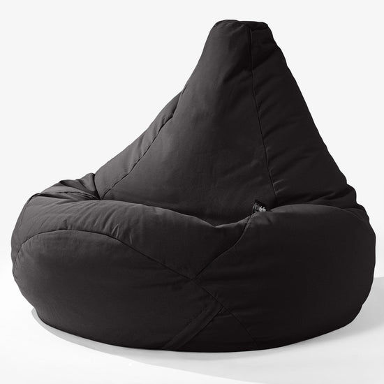 Pouf Poltrona Sacco 'Gioco' SoleiStorm™ Ultra 2000 h+ - Olefina Nero 02