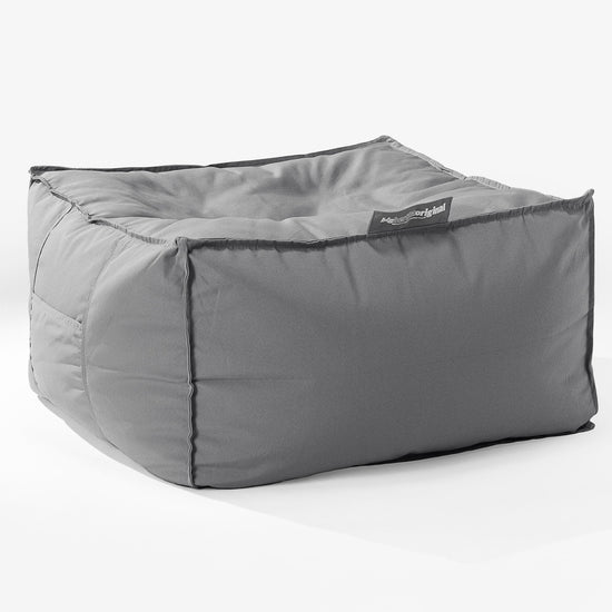 Cuscino Pouf Quadrato, Pouf Letto SoleiStorm™ Ultra 2000 h+ - Olefina Grigio Medio 01