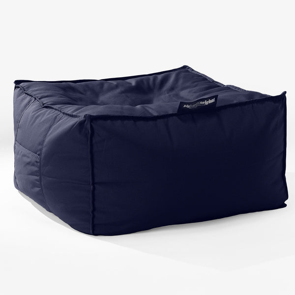 Cuscino Pouf Quadrato, Pouf Letto SoleiStorm™ Ultra 2000 h+ - Olefina Navy 01