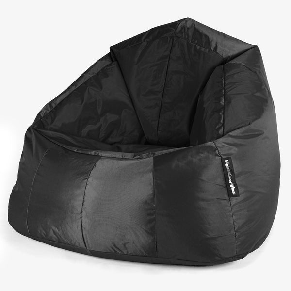 Pouf a Sacco per Bambini Stile Cocoon 2-6 anni - SmartCanvas™ Nero 01