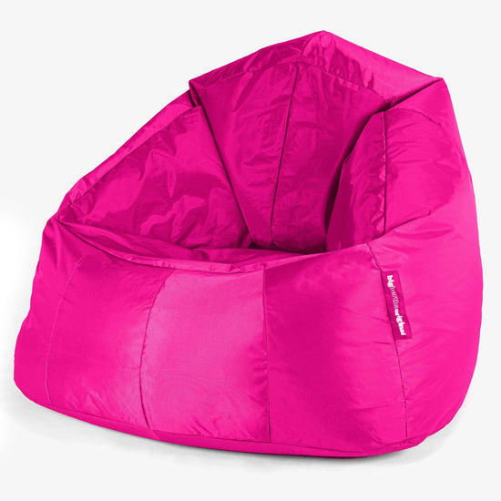Pouf a Sacco per Bambini Stile Cocoon 2-6 anni - SmartCanvas™ Rosa Ciliegia 01